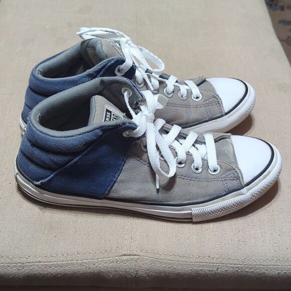 CONVERSE ALL STAR Chuck Taylor 665357F Gray Blue Sneakers Junior Size 5 - Picture 4 of 10